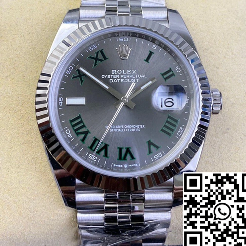 Dial Clean Rolex M126334-0022 Factory Grey Datejust 0520